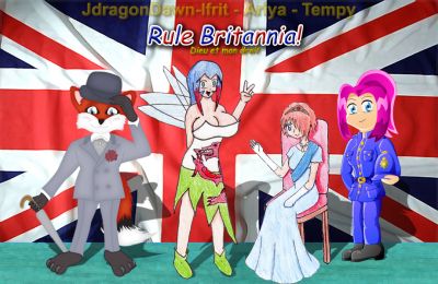 Co-Op Project- Rule Britannia
This is a Co-Op project between Four British artists with there Characters in something british
Random Fox dressed up as John Steed by JdragonDawn (http://macrosonic.l0nk.org/gallery2/v/Jdragondawn/)
Nel Nightfall in a Welsh flag dress by Ifrit (http://lizsmansion.man-ma.de)
Ariya dressed as the Queen by Ariya (Also http://lizsmansion.man-ma.de)
and Iza dress as a Police Woman by Me (http://www.tempy.man-ma.de -if i need to tell you)
Keywords: JDragonDawn Nel Ifrit Ariya Iza Clean