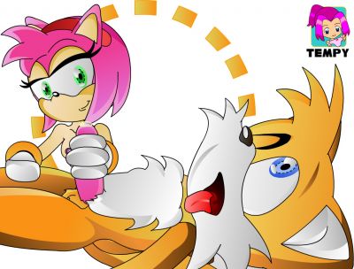 Amy Rose & Miles 'Tails' Prower- Sonic The Hedgehog
A well over due Gift to Link, a nice guy and owner of the webspace this site is hosting on among other things. I did have a number of problems with this pic but i think it's okay.
Keywords: Amy Rose Tails