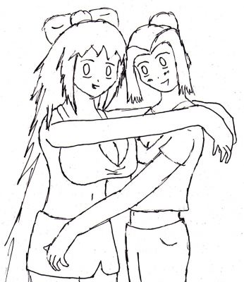 Iza & Liz by Ifrit
Not really Gift art but a request of types, this nice image features Liz, a Character of Ifrits, and Iza twogether as Friends. Image drawn by Ifrit.
Keywords: Iza