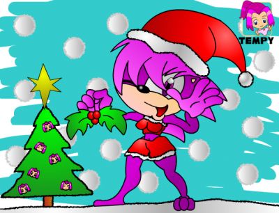 Sonia Hedgehog- Christmas Time
This was a Chirstmas pic of a Macro Sonia by a Tree with some nice stuff on it ^_^ If you watch Sonic Underground you will notice ALOT of Fan service with Sonia. She gets to wear alot of cute and reveling outfits for a Kids show.
Keywords: Sonia Macro Christmas Clean